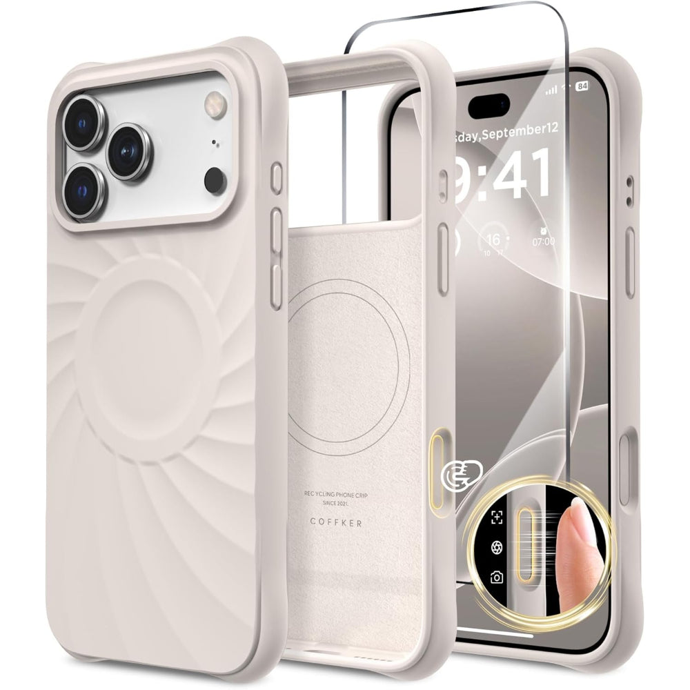 iPhone 17 Pro Case Compatible with MagSafe, Screen Protector