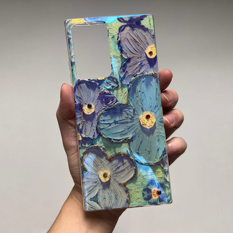 Oil Painting Flower Samsung/iPhone Case - Mycasety Mycasety