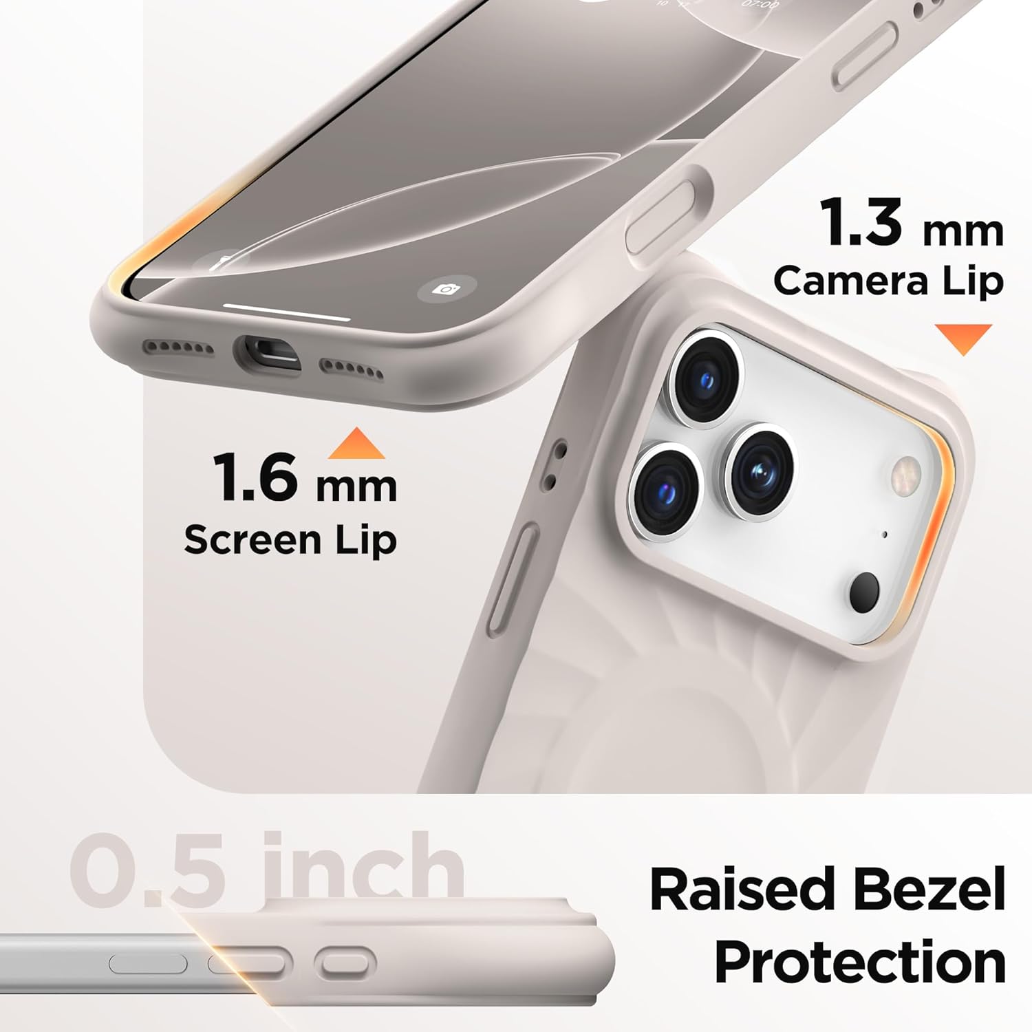 iPhone 17 Pro Case Compatible with MagSafe, Screen Protector