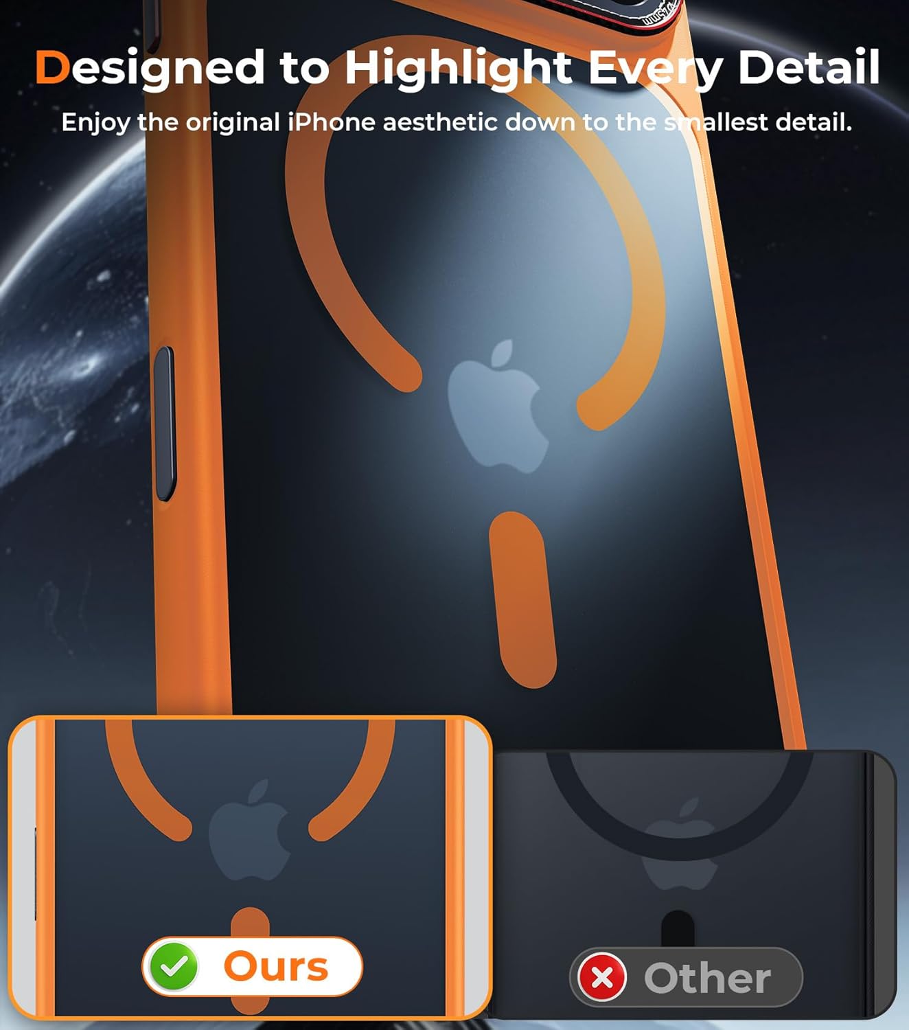 Magnetic iPhone 17 Pro Max Case with Integrated Camera Protection