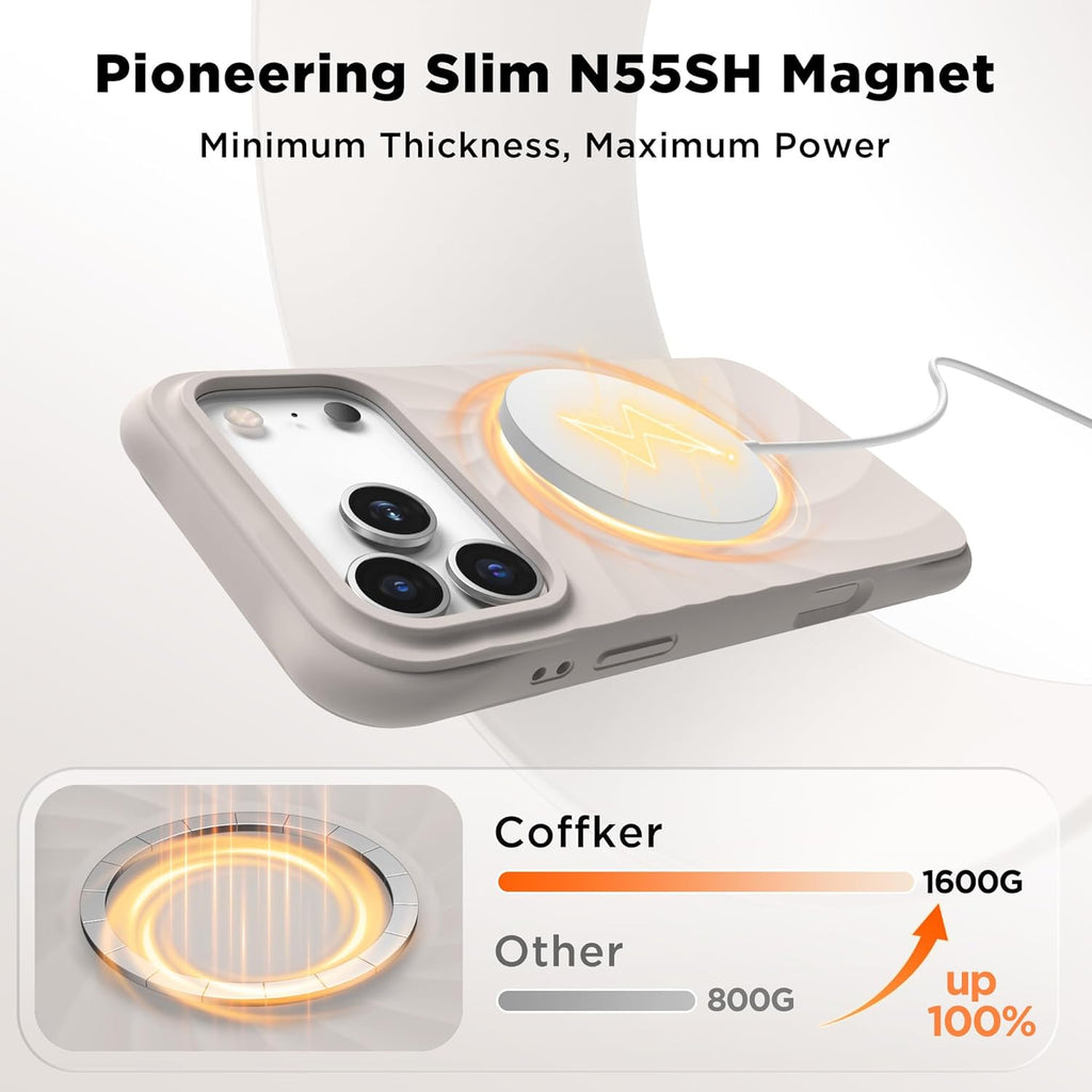iPhone 17 Pro Case Compatible with MagSafe, Screen Protector