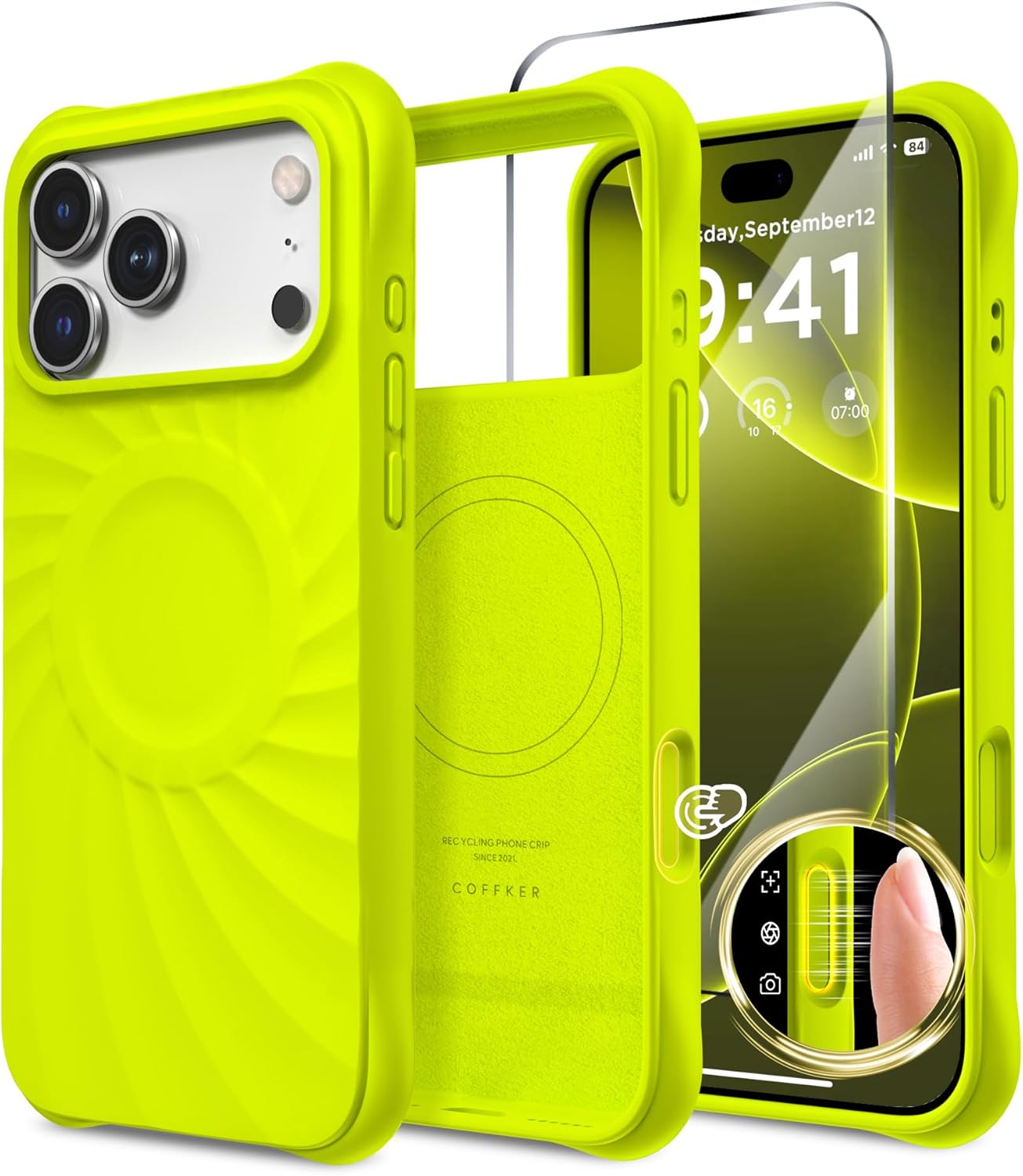 iPhone 17 Pro Case Compatible with MagSafe, Screen Protector
