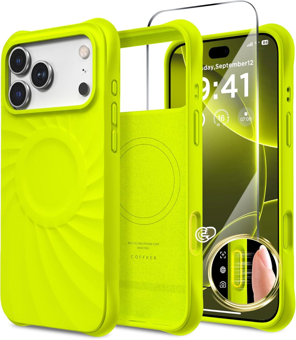 iPhone 17 Pro Case Compatible with MagSafe, Screen Protector