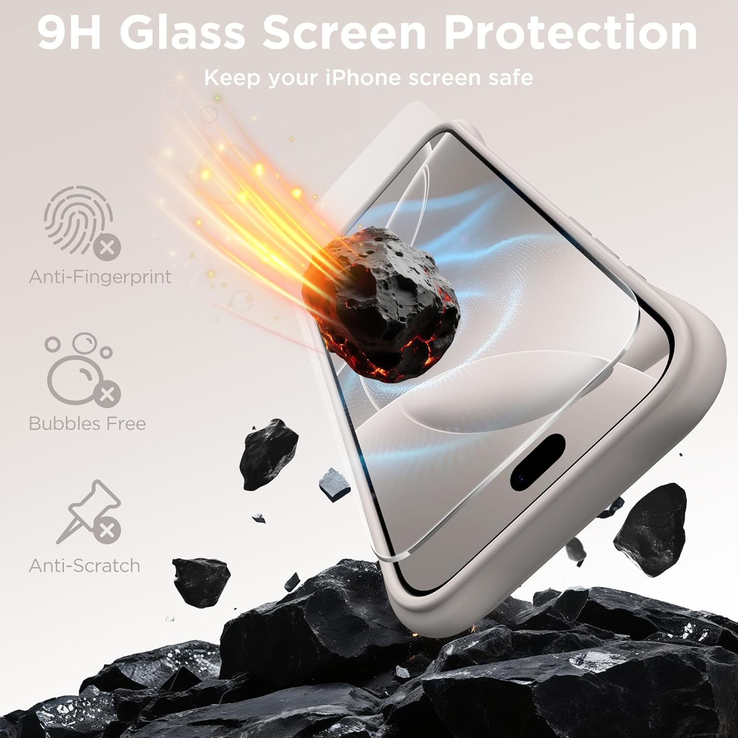 iPhone 17 Pro Case Compatible with MagSafe, Screen Protector