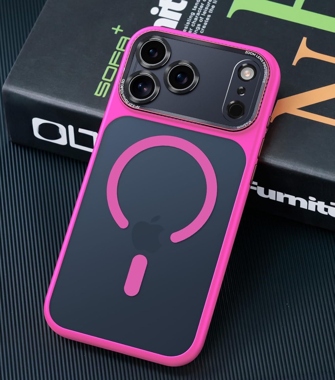 Magnetic iPhone 17 Pro Max Case with Integrated Camera Protection