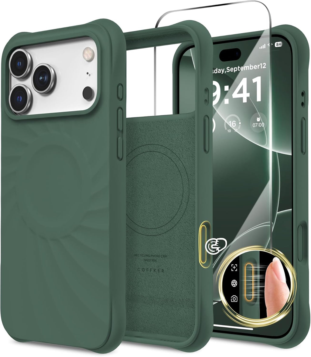 iPhone 17 Pro Case Compatible with MagSafe, Screen Protector