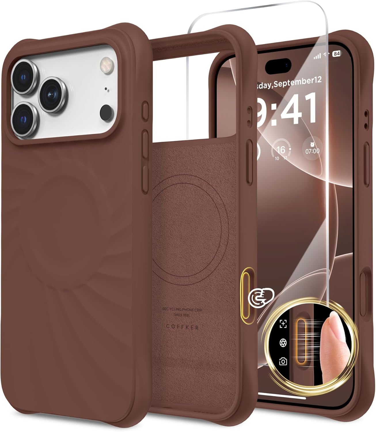 iPhone 17 Pro Case Compatible with MagSafe, Screen Protector