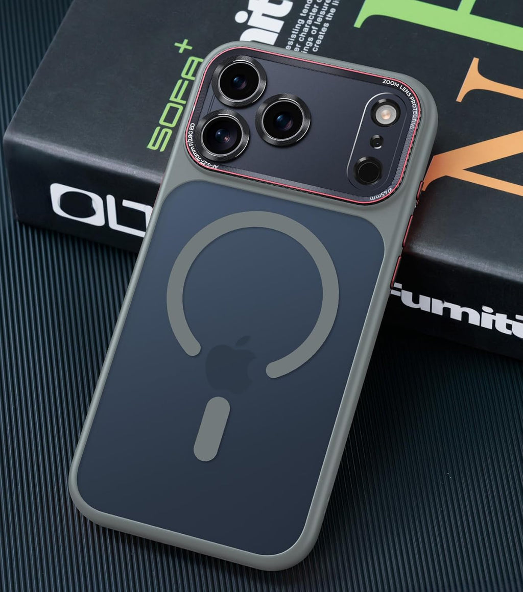 Magnetic iPhone 17 Pro Max Case with Integrated Camera Protection