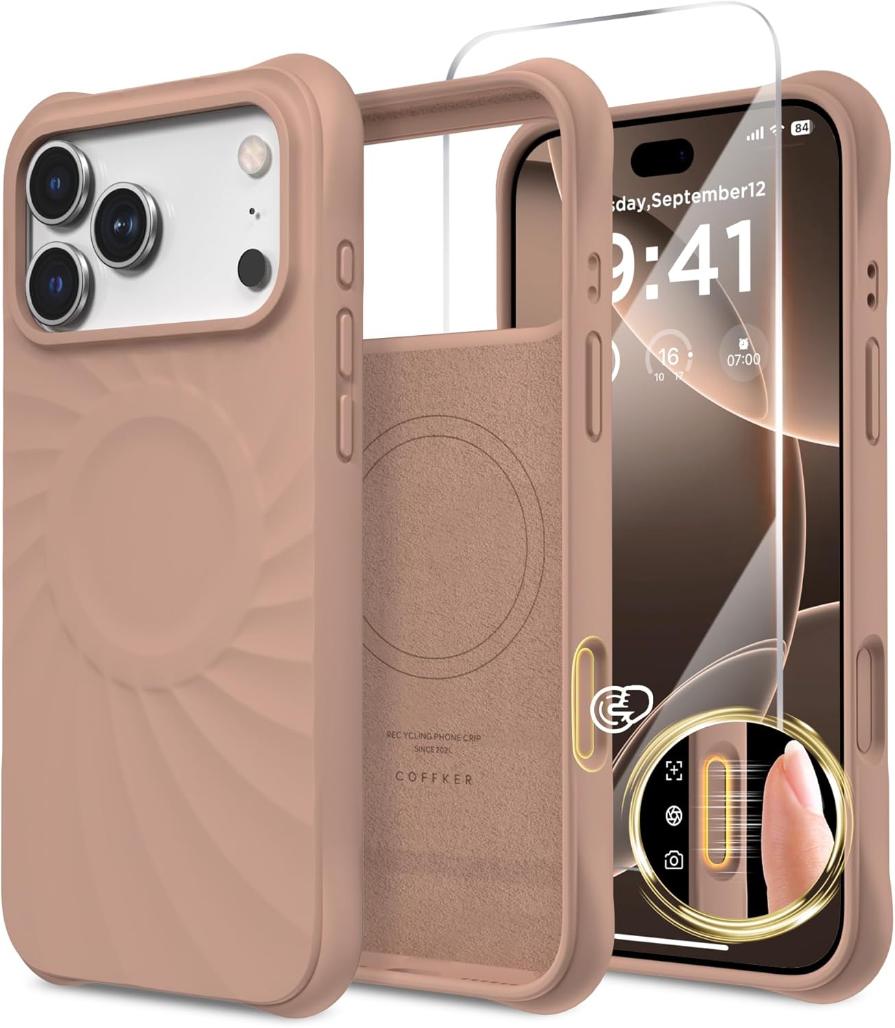 iPhone 17 Pro Case Compatible with MagSafe, Screen Protector