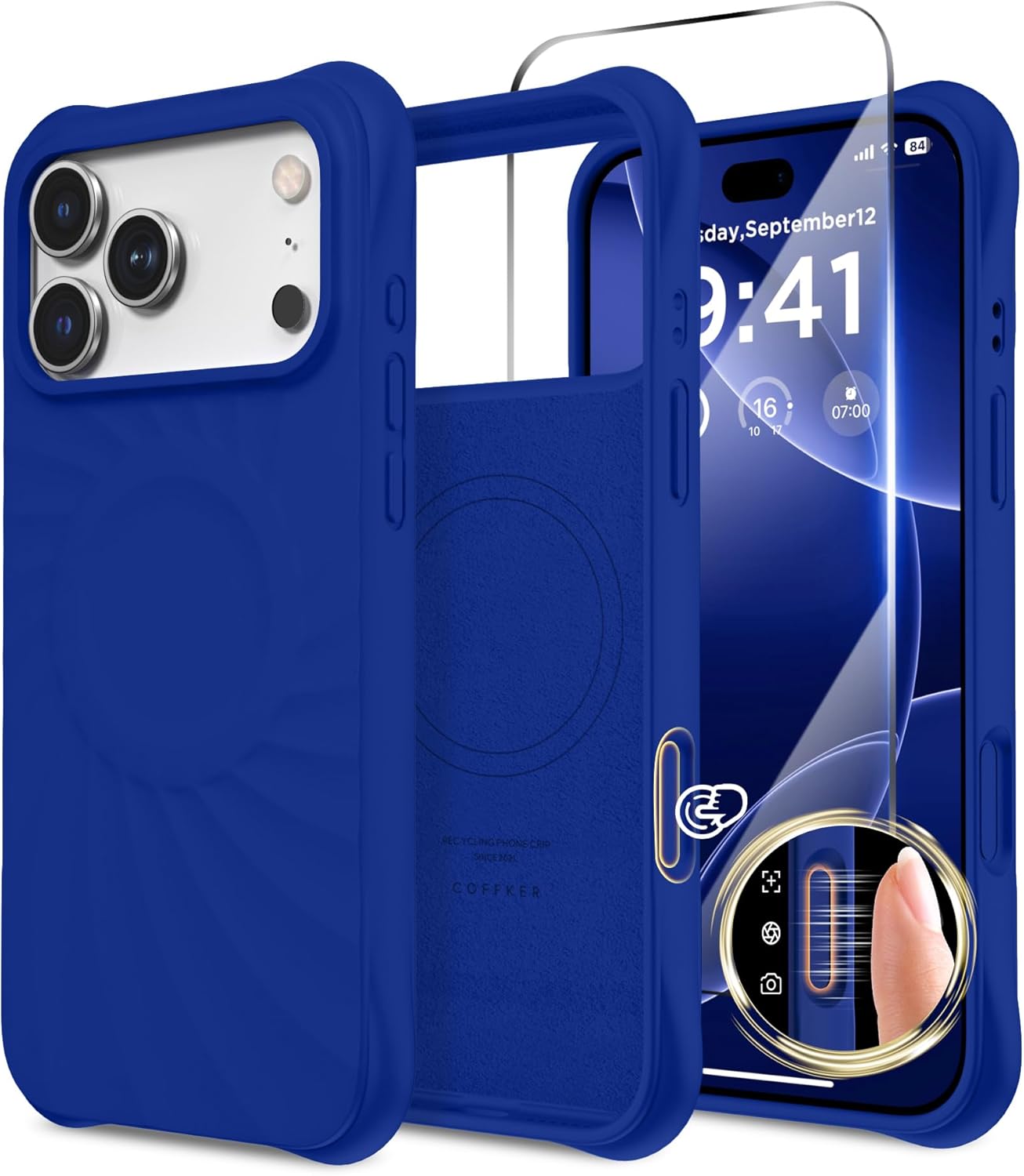 iPhone 17 Pro Case Compatible with MagSafe, Screen Protector