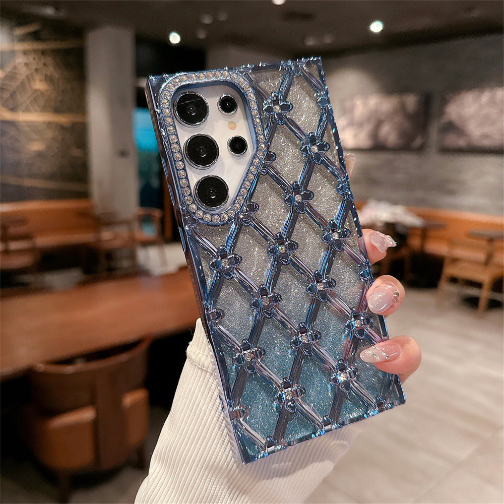 Electroplated Rhinestones For Samsung S25Ultra Phone Case