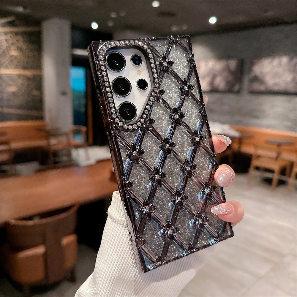 Electroplated Rhinestones For Samsung S25Ultra Phone Case