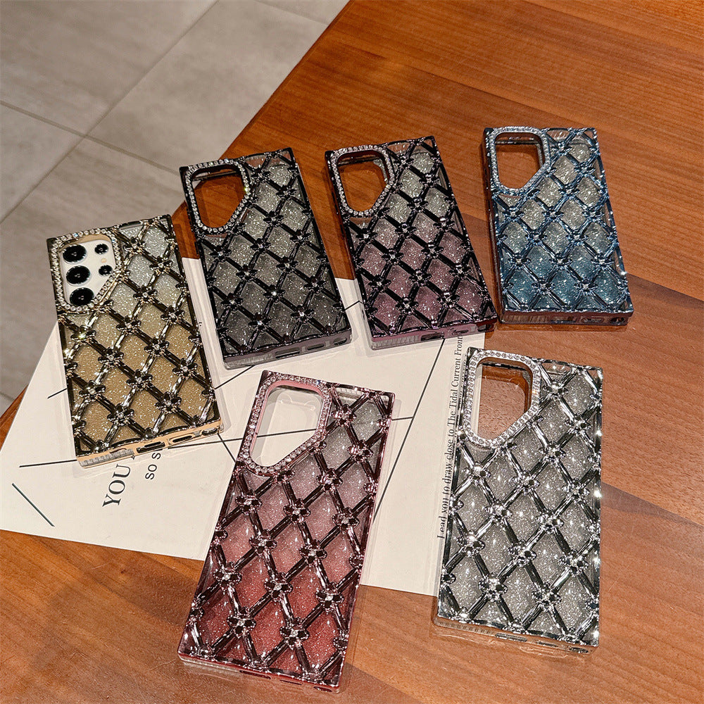 Electroplated Rhinestones For Samsung S25Ultra Phone Case