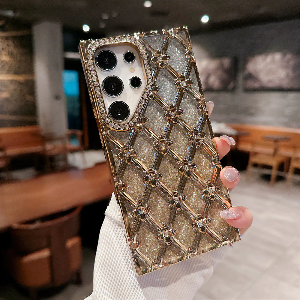 Electroplated Rhinestones For Samsung S25Ultra Phone Case
