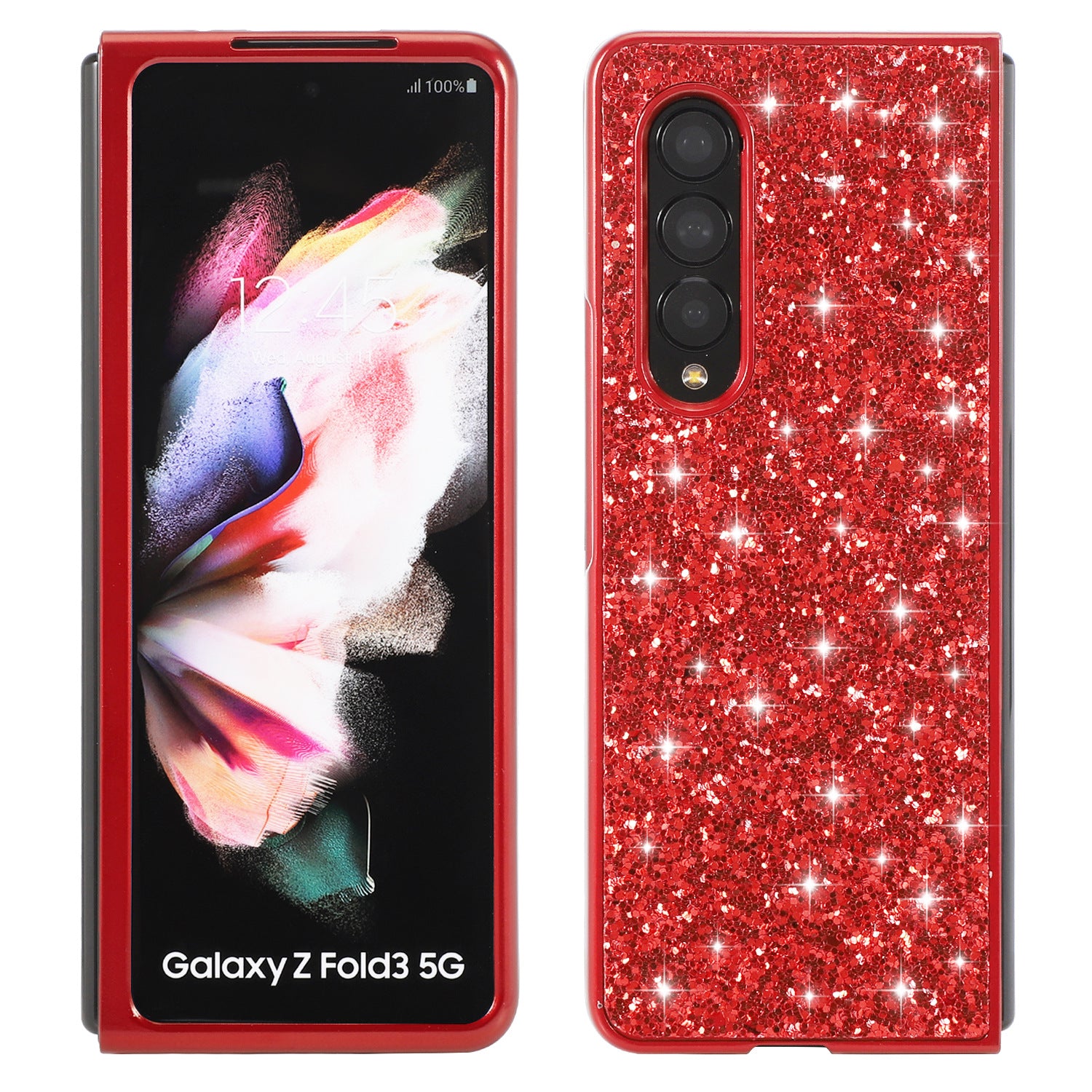 Samsung Z Fold 5/6/7 Electroplated Glitter Sequin Foldable Case