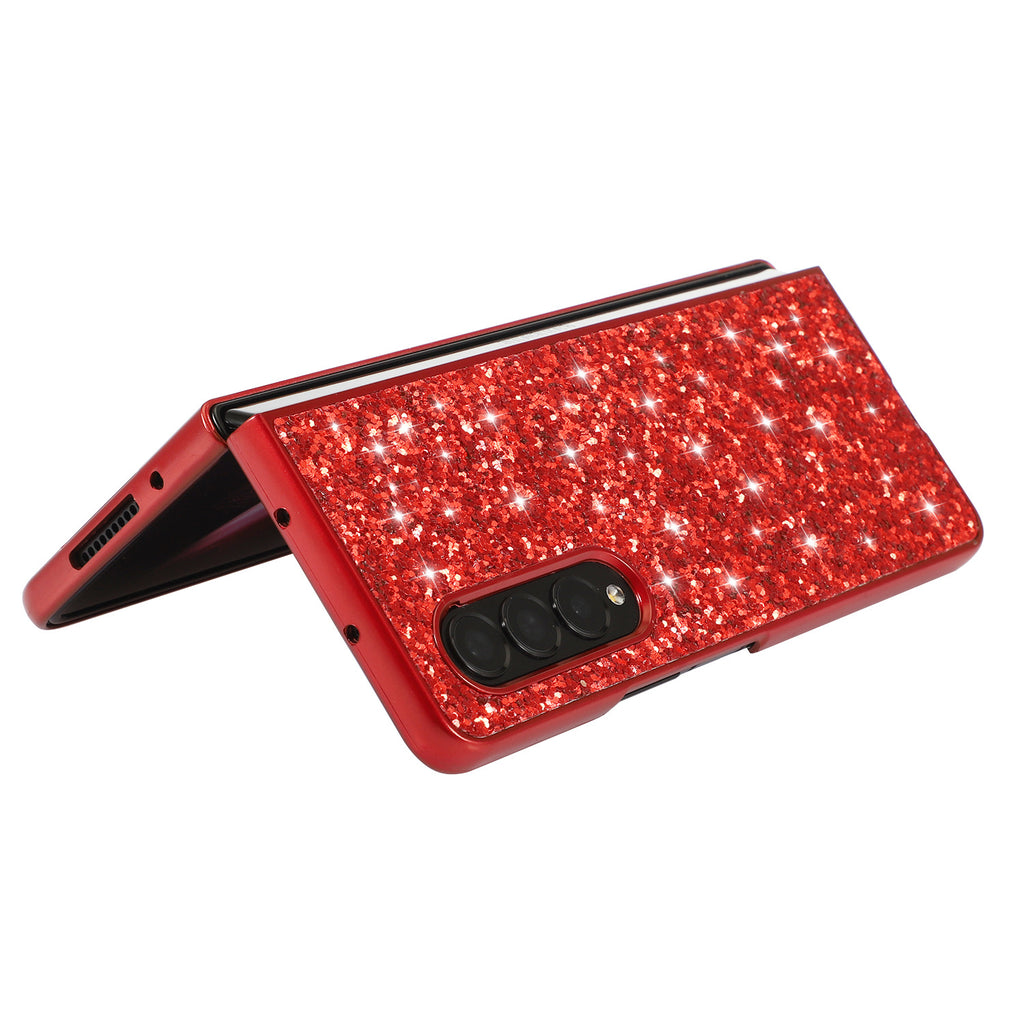 Samsung Z Fold 5/6/7 Electroplated Glitter Sequin Foldable Case