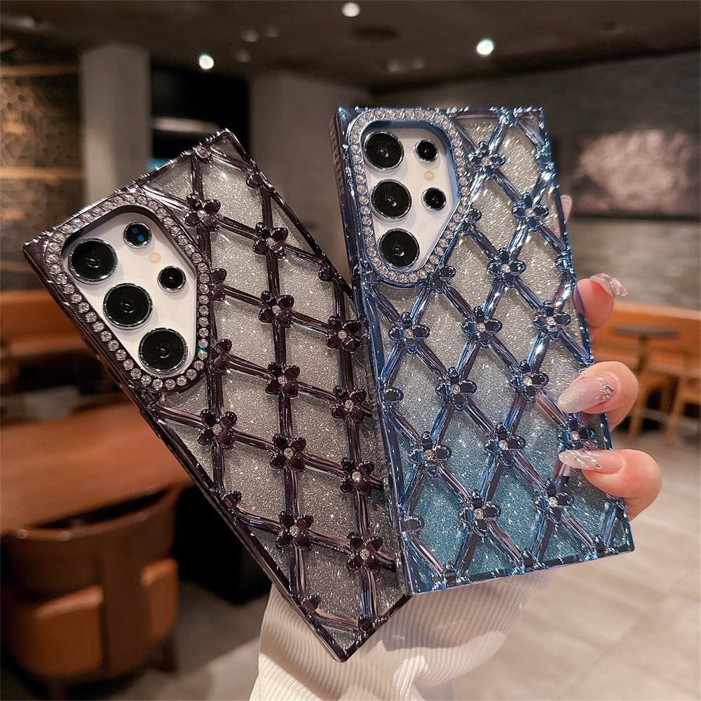 Electroplated Rhinestones For Samsung S25Ultra Phone Case