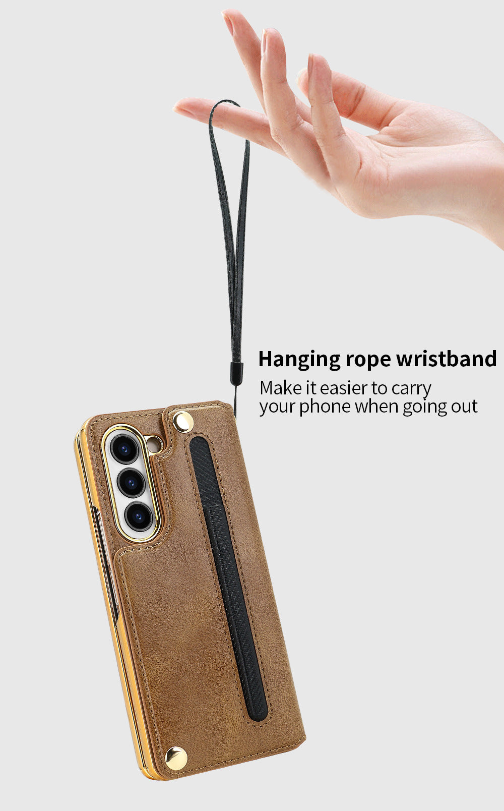 Samsung Fold 7/6/5/4 Folding Screen Phone Case with Tempered Glass Bracket and Pen Slot Electroplating Phone Case