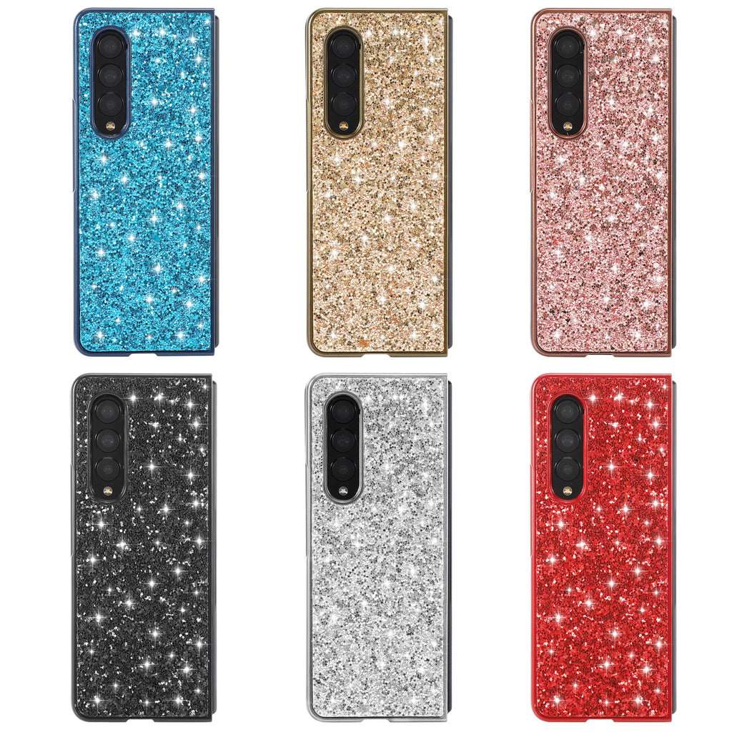 Samsung Z Fold 5/6/7 Electroplated Glitter Sequin Foldable Case
