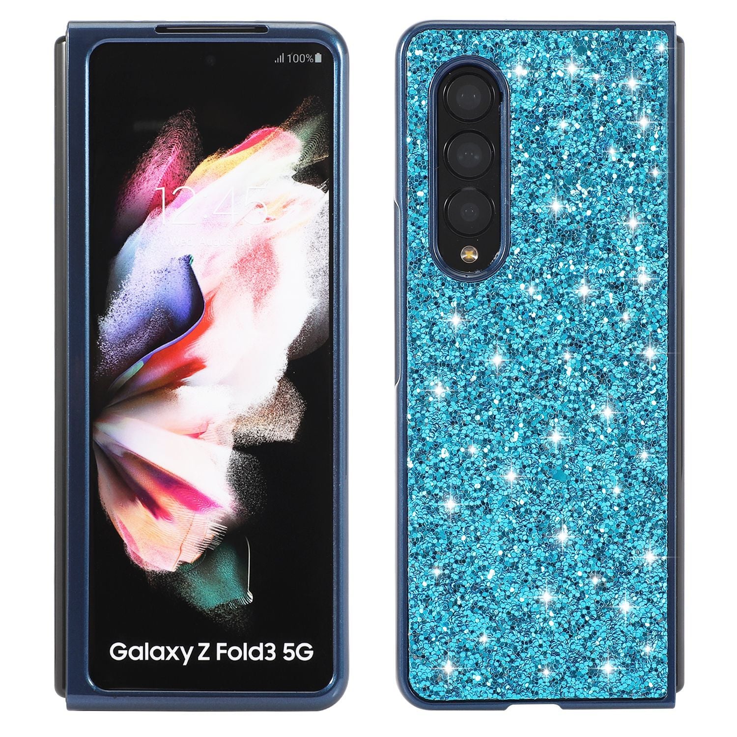 Samsung Z Fold 5/6/7 Electroplated Glitter Sequin Foldable Case
