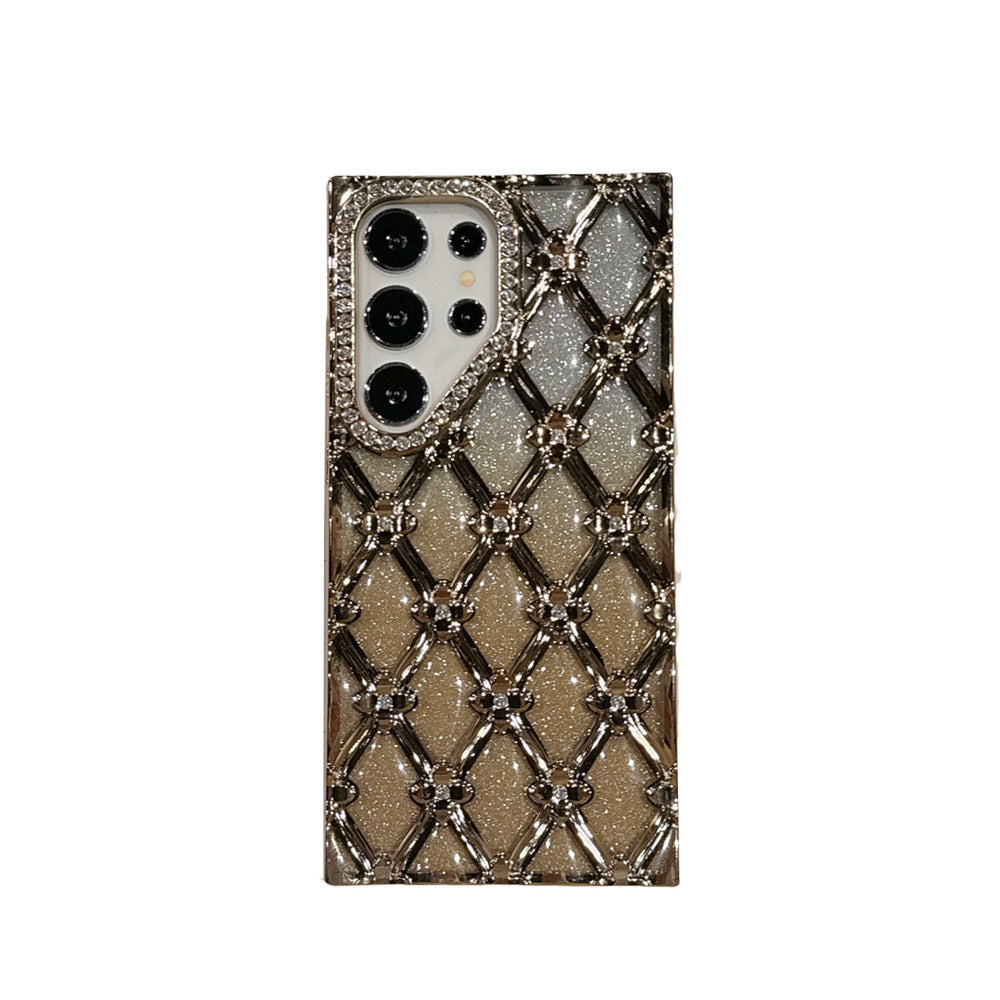 Electroplated Rhinestones For Samsung S25Ultra Phone Case