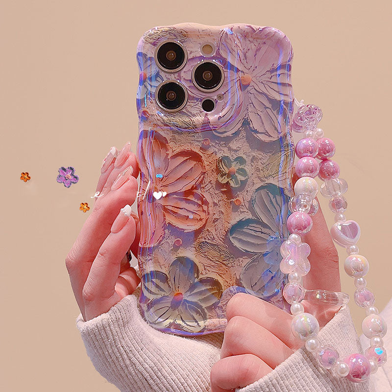 Oil Painting Flower Samsung/iPhone Case - Mycasety Mycasety